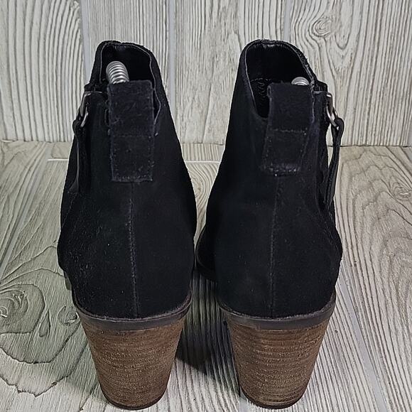 DV Dolce Vita Jax Black Leather Ankle Boots Womens Size 6.5 - Picture 5 of 12